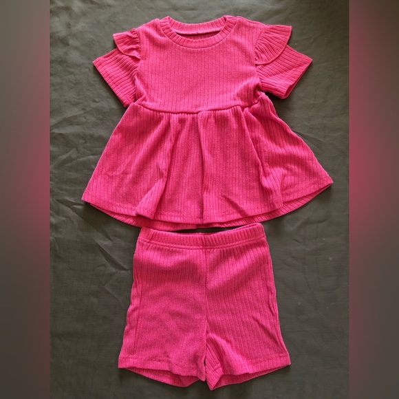 Rose Red Short Set - Picture 1 of 4